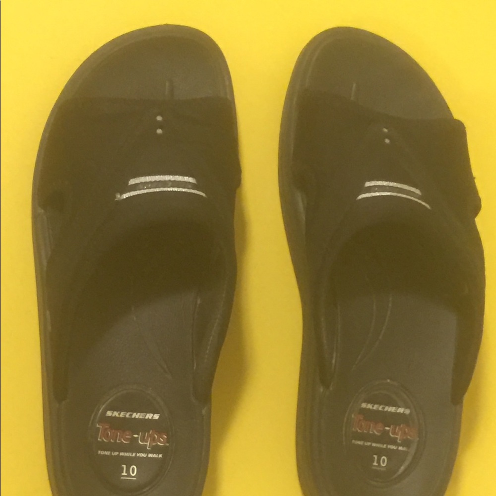 Black Skechers Tone Ups size 10